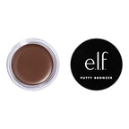 e.l.f. Putty Bronzer. Creamy & Highly Pigmented Formula. Creates a Long-Lasting Bronzed Glow. Infused with Argan Oil & Vitamin E. Tan Lines. 0.35 Oz