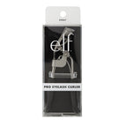 e.l.f. Pro Eyelash Curler. Stainless Steel Lash Curler. Long-Lasting Natural Curl. Ergonomic Design. Includes Replacement Pad. Fits All Eye Shapes