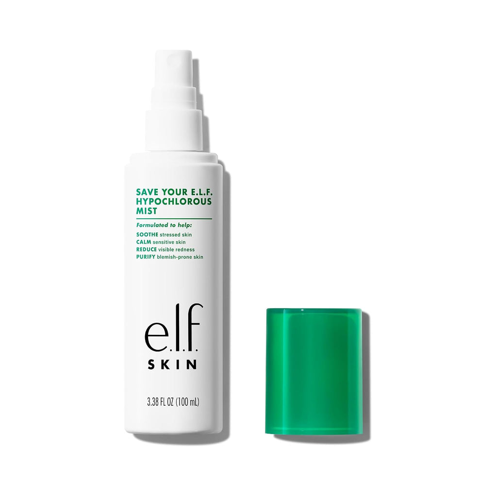e.l.f. SKIN Save Your s.e.l.f. Hypochlorous Mist | Dermatologist-Developed Facial Spray. Soothes & Calms Redness. Sensitive & Blemish-Prone Skin. Vegan & Cruelty-Free