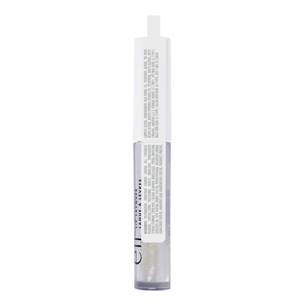 e.l.f. Lip Lacquer. Bubbles | Hydrating Lip Gloss. Non-Sticky Ultra-Shine with Vitamin A & E. Vegan & Cruelty-Free