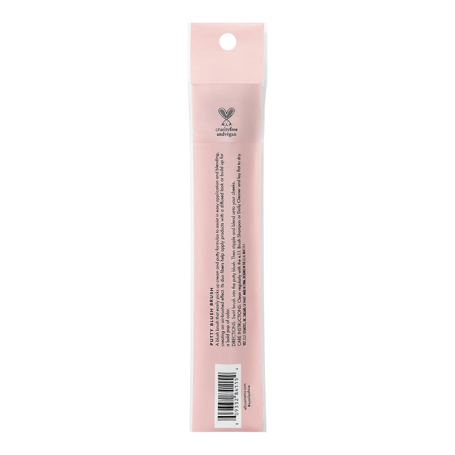 e.l.f. Putty Blush Brush. Makeup Brush For Putty & Cream Formulas. Easily Applies Blush & Bronzer For An Airbrushed Look. Vegan & Cruelty-Free