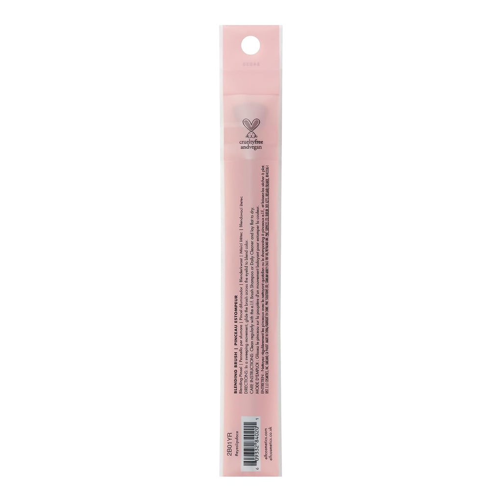 e.l.f. Blending Brush. Makeup Brush For Blending Eyeshadow & Concealer. Dome-Shaped. Made With Synthetic Bristles. Vegan & Cruelty-Free