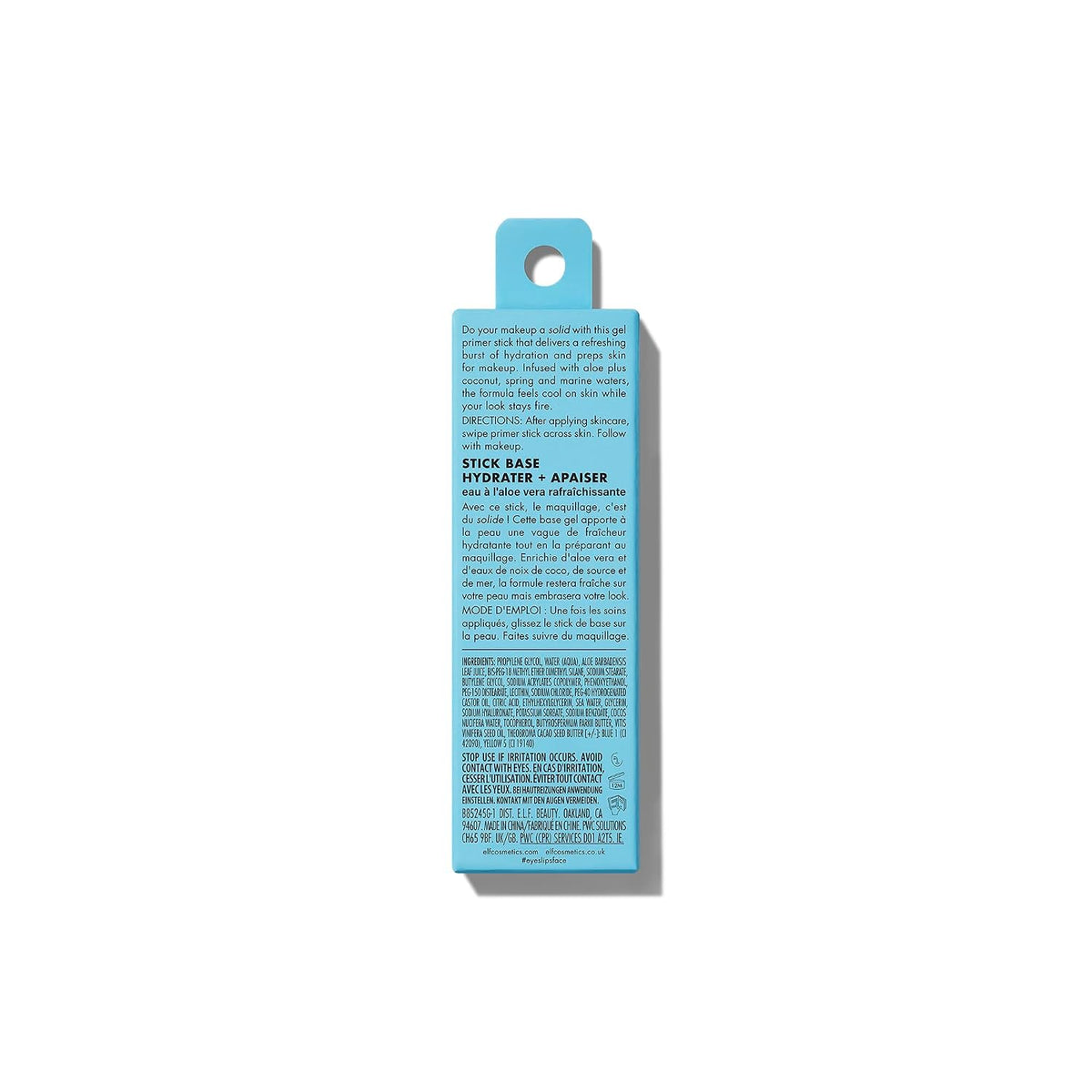 e.l.f. Stay Cool Primer Stick | Hydrating Gel Primer Preps Skin For Makeup. Imparts A Cooling Feel. Infused With Aloe Water. Vegan & Cruelty-Free