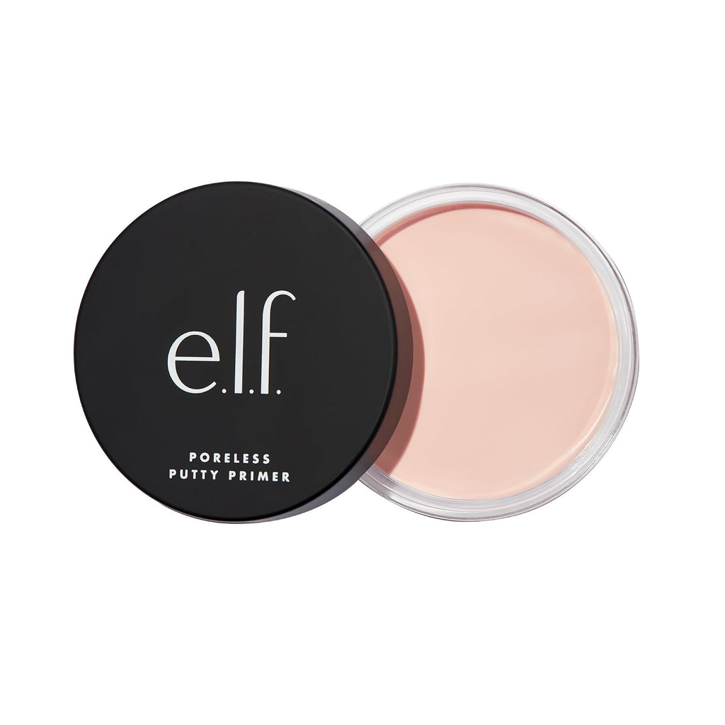 e.l.f. Poreless Face Primer. Skin-Perfecting & Lightweight. Long Lasting. Smooths & Preps to Create Flawless Base. Infused with Tea Tree and Vitamins A & E. 2 Fl Oz