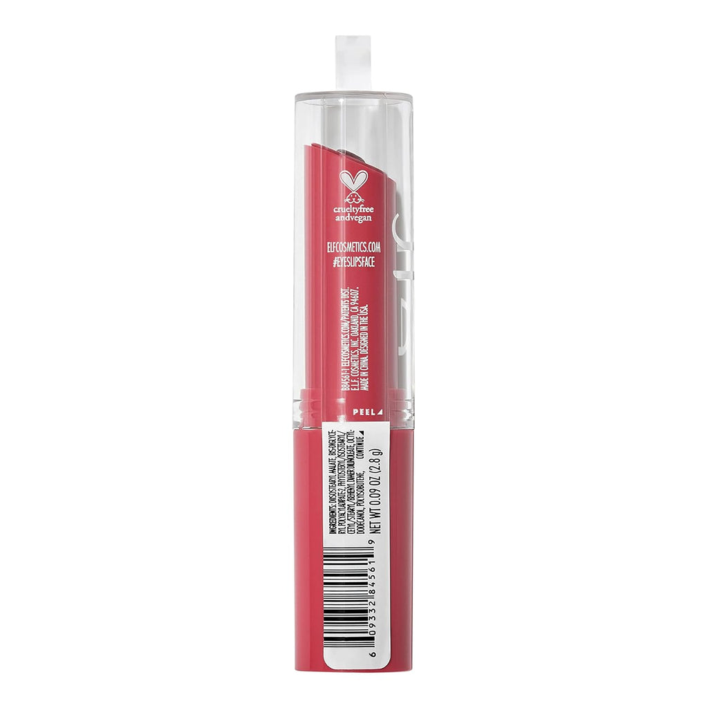 e.l.f. Hydrating Core Lip Shine with Shea Butter & Vitamin E. Tinted Lip Balm for A Smooth. Glossy Finish & Long-Lasting Moisture. Lovely Light Red