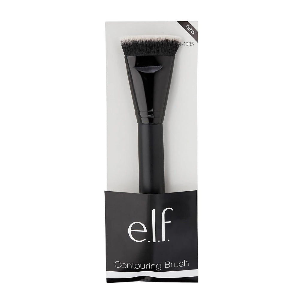 e.l.f. Contouring Brush. Makeup Brush For Creating Flawless Dimension & Sculpting. Use With Bronzer. Powder. Liquids & Creams. Vegan & Cruelty-Free