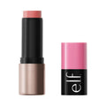 e.l.f. Soft Glam Cream Blush Stick. Buildable Natural Flush. Pink On It | Creamy Blendable Texture. Soft Satin Finish. Lightweight Buildable Color. Easy On-the-Go Application. Vegan & Cruelty-Free