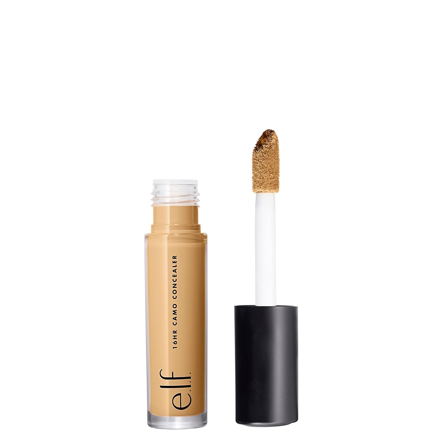 e.l.f. 16HR Camo Concealer. Full Coverage. Matte Finish Under-Eye & Blemish Corrector. Hydrating Formula. 16-Hour Crease-Resistant Wear. Medium Sand