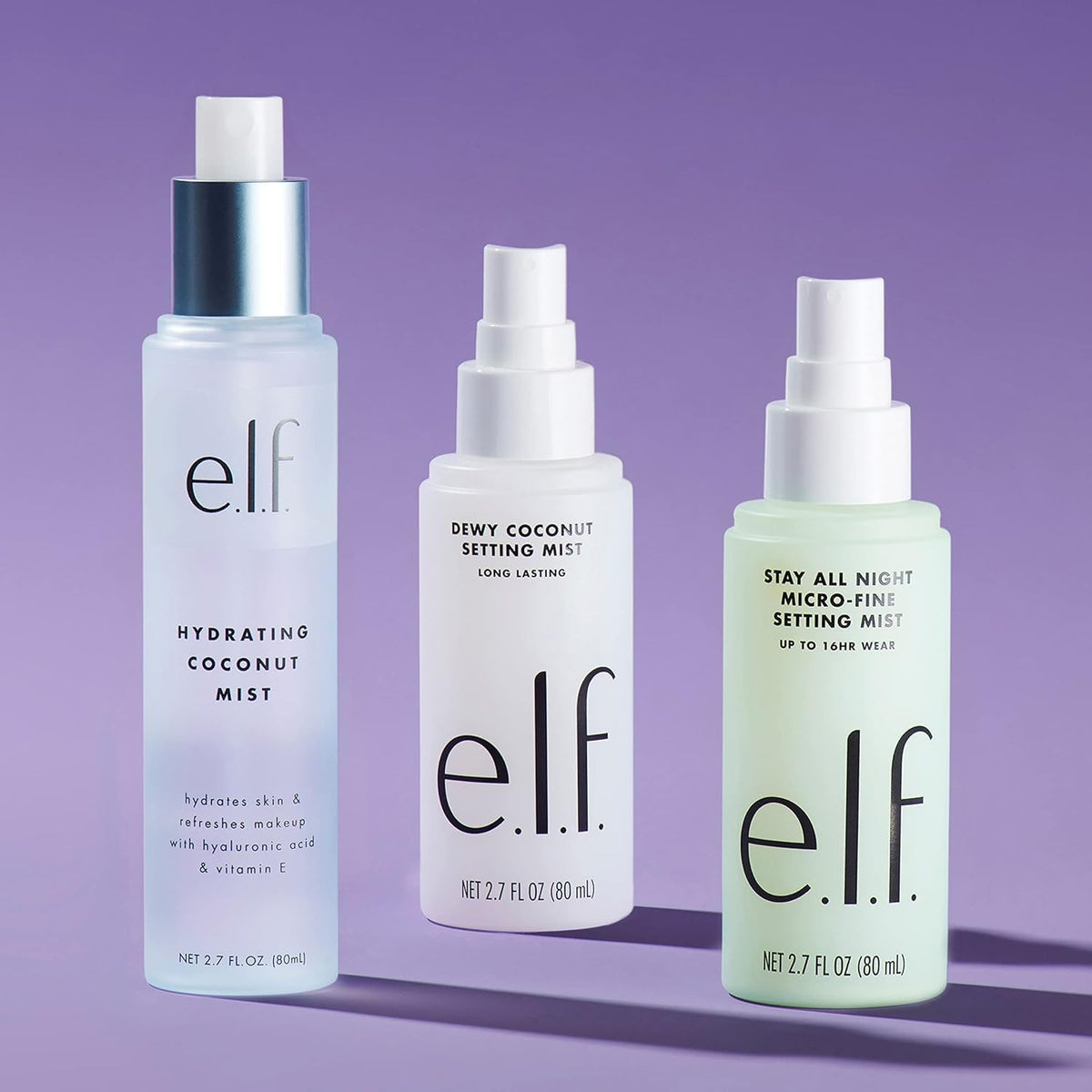 e.l.f. Dewy Coconut Setting Mist. Makeup Setting Spray For Hydrating & Conditioning Skin. Infused With Green Tea. Vegan & Cruelty-Free. 2.7 Fl Oz