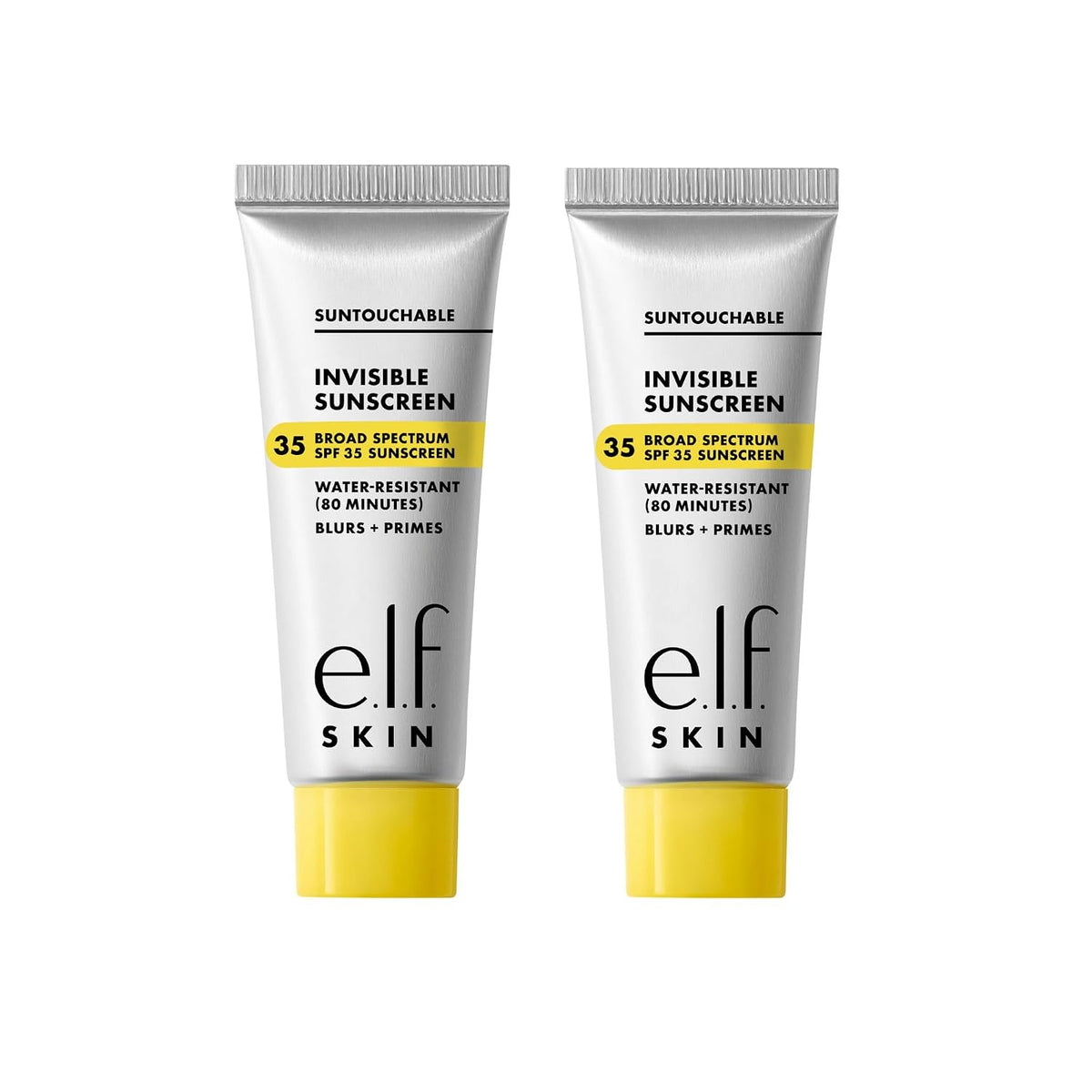 e.l.f. SKIN Suntouchable Invisible SPF 35 Sunscreen | Lightweight Gel for Under Makeup. Daily Face Sunscreen for Women. Vegan & Cruelty-Free