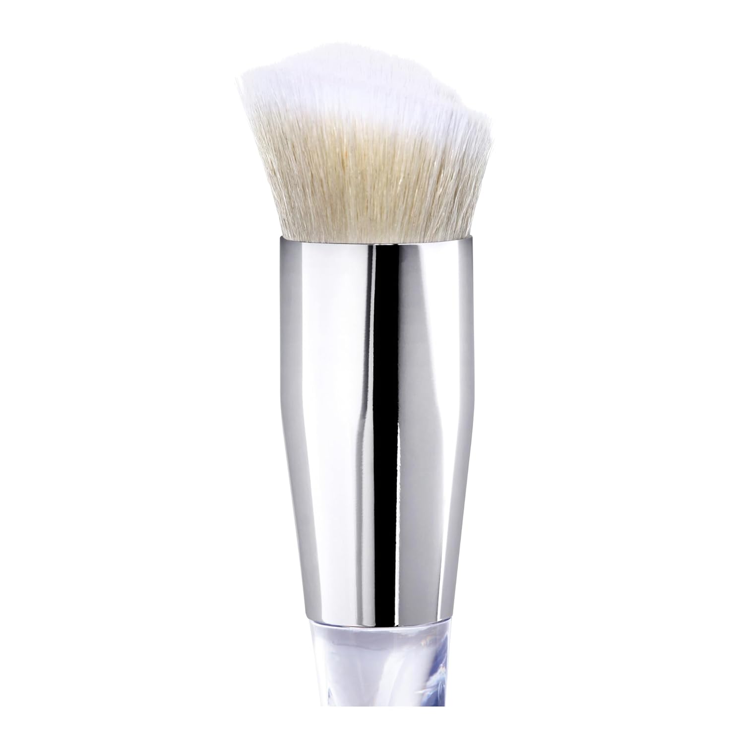 e.l.f. Precision Swirl Foundation Brush. Blends Liquid Foundation Smoothly Onto Skin. Triangular Handle For Ultimate Control. Vegan & Cruelty-Free