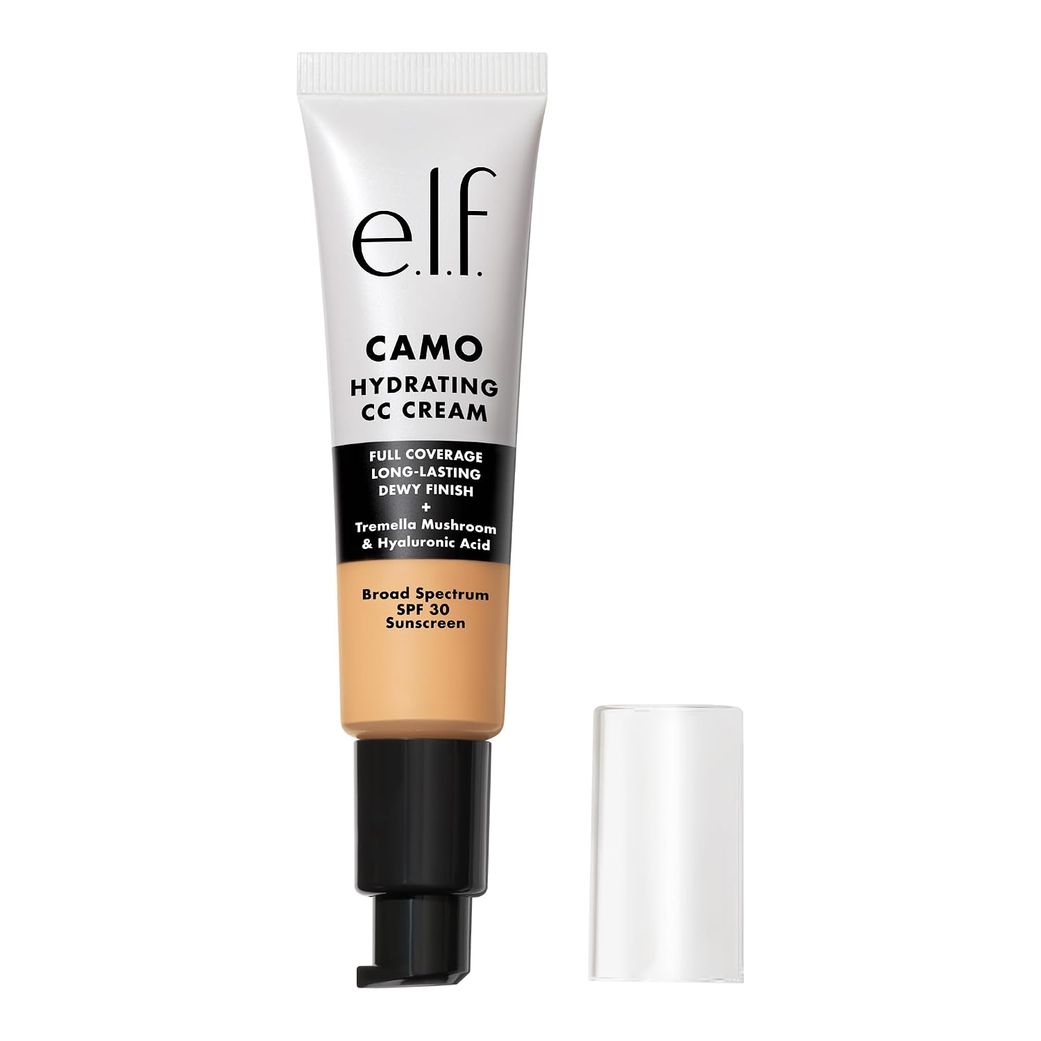 e.l.f. Hydrating Camo CC Cream. Light 280 N | SPF 30. Color Correcting Full Coverage Foundation For A Dewy Finish. Vegan & Cruelty-Free