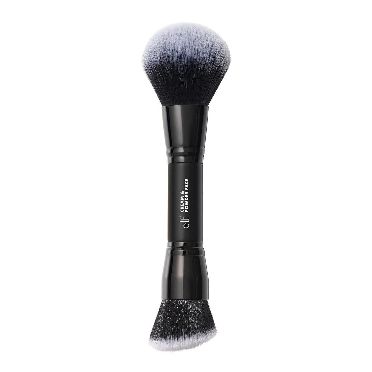 e.l.f. Dual-Ended Cream + Powder Brush | Two-in-One Makeup Brush For Creating A Gorgeous. Airbrushed-looking Complexion. Vegan & Cruelty-free