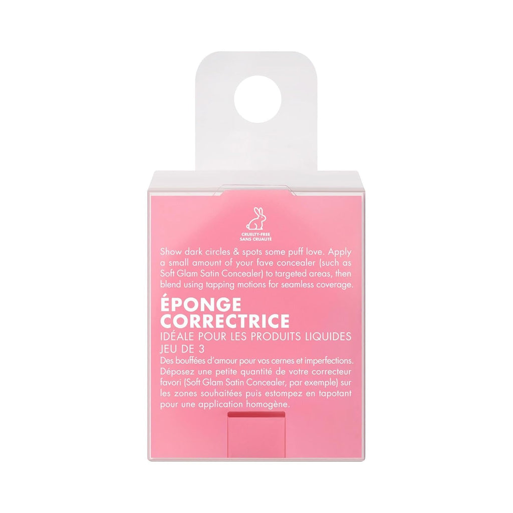 e.l.f. Pillow Puff Concealer Sponge. Beauty Blender For Streak-Free. Even. Makeup Application With Airbrushed Finish. Latex-Free. Vegan & Cruelty-Free