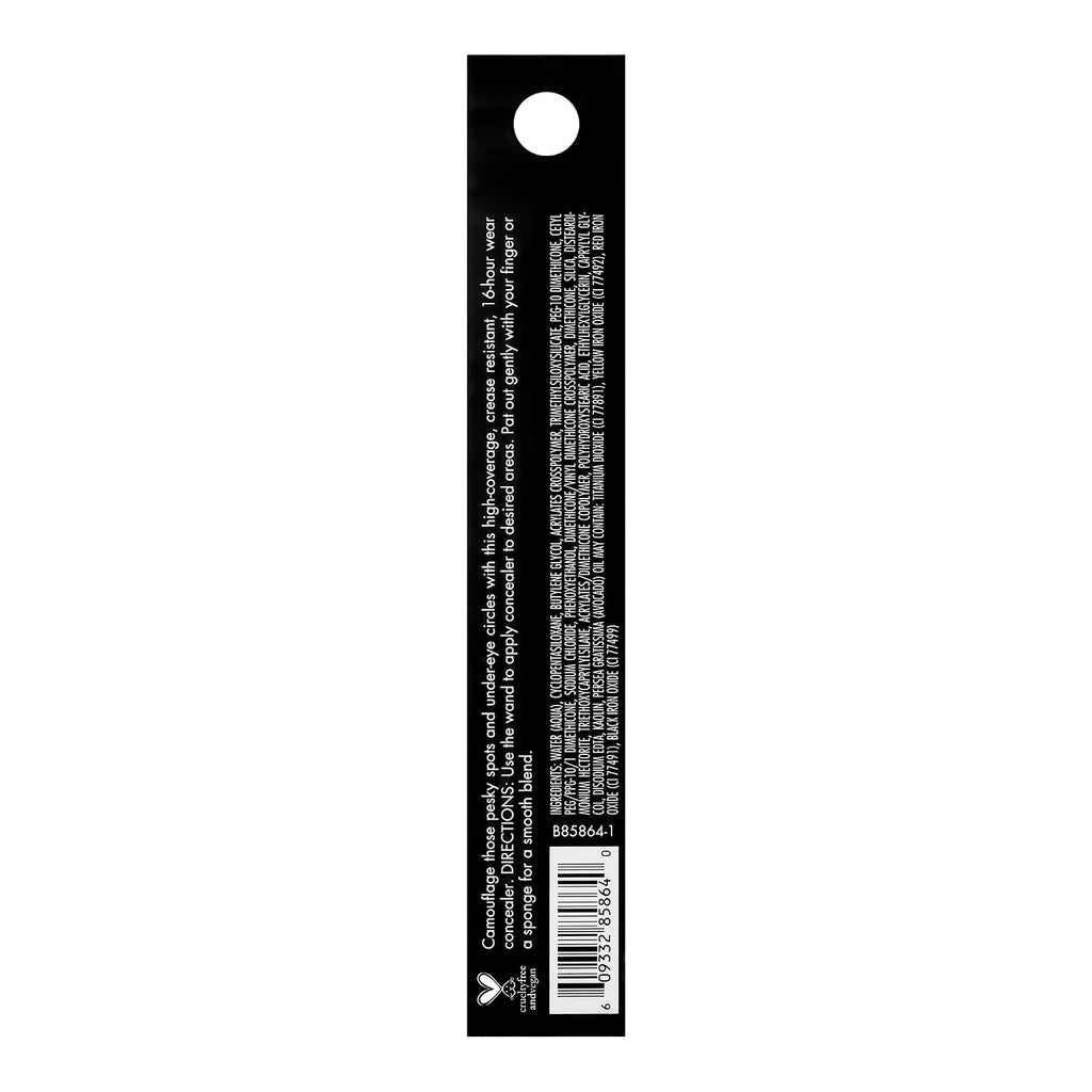 e.l.f. 16HR Camo Concealer. Full Coverage. Matte Finish Under-Eye & Blemish Corrector. Hydrating Formula. 16-Hour Crease-Resistant Wear. Tan Neutral