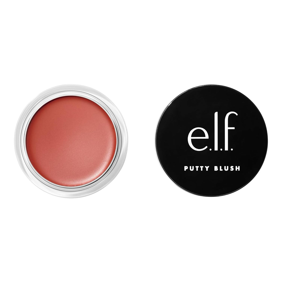e.l.f. Putty Blush. Creamy & Ultra Pigmented Formula. Infused with Argan Oil & Vitamin E. Tahiti. 0.35 Oz (10g)