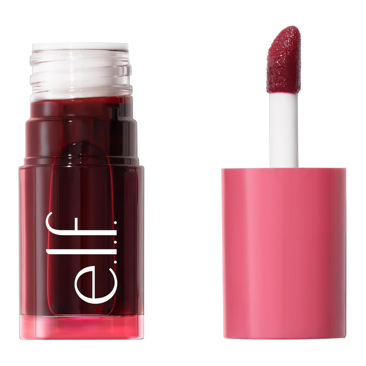 e.l.f. Sheer For It Blush Tint. Left On Red | Multi-Use. Long-Lasting Lip & Cheek Makeup. Creates A Natural Flush Finish. Vegan & Cruelty-Free
