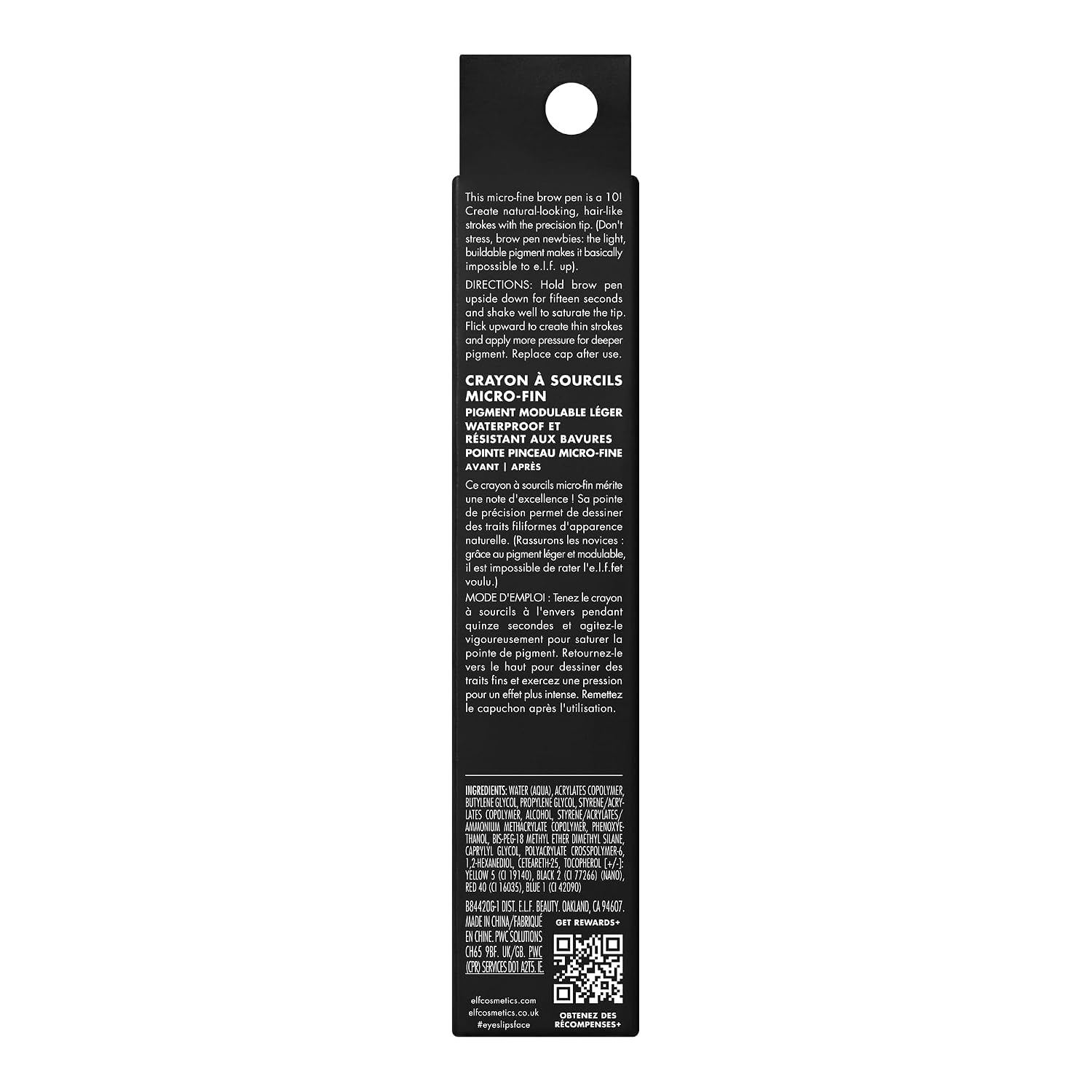 e.l.f. Holy Strokes Micro-Fine Brow Pen. Liquid Waterproof Eyebrow Makeup For Detailing & Adding Dimension. Vegan & Cruelty-Free. Blonde