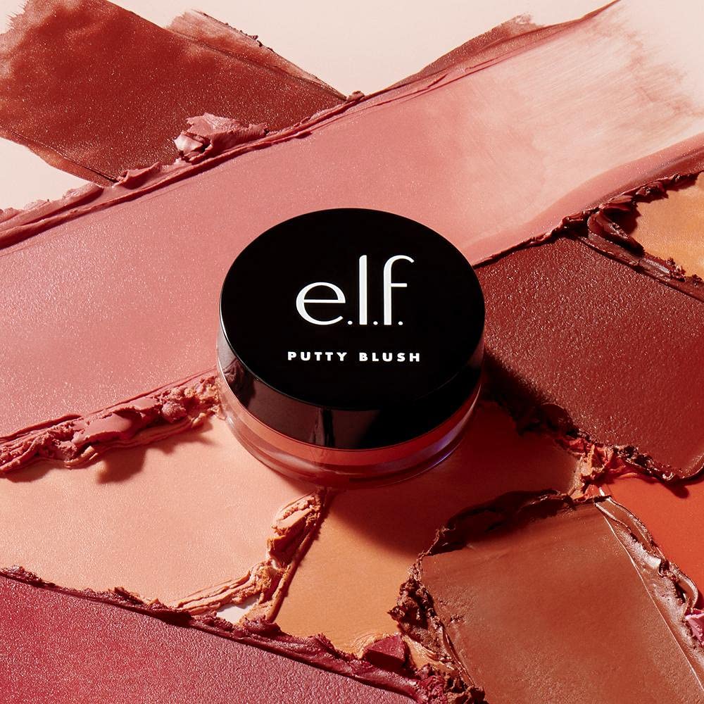 e.l.f. Putty Blush. Creamy & Ultra Pigmented Formula. Infused with Argan Oil & Vitamin E. Tahiti. 0.35 Oz (10g)