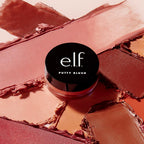 e.l.f. Putty Blush. Creamy & Ultra Pigmented Formula. Infused with Argan Oil & Vitamin E. Tahiti. 0.35 Oz (10g)