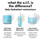 e.l.f. SKIN Holy Hydration! Gel-Yeah Moisturizer | Lightweight Moisturizer For Plump. Hydrated Skin. Infused With Squalane. Vegan & Cruelty-free