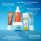 e.l.f. SKIN Best & Obsessed Skincare Kit | Travel-Size Makeup Remover. Sunscreen & Brightening Serums For Glowy Skin. Vegan & Cruelty-Free