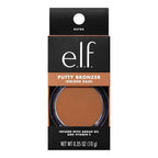 e.l.f. Putty Bronzer. Creamy & Highly Pigmented Formula. Creates a Long-Lasting Bronzed Glow. Infused with Argan Oil & Vitamin E. Golden Daze. 0.35 Oz (10g)