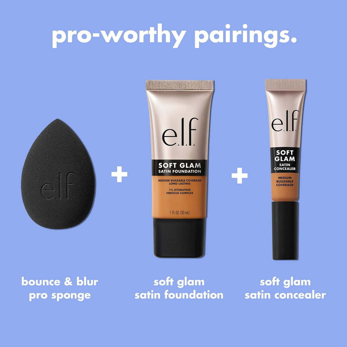 e.l.f. Bounce & Blur Pro Sponge | Multi-Use Makeup Blending Sponge for Cream. Liquid & Powder Formulas. Creates A Blurred Finish. Vegan & Cruelty-Free