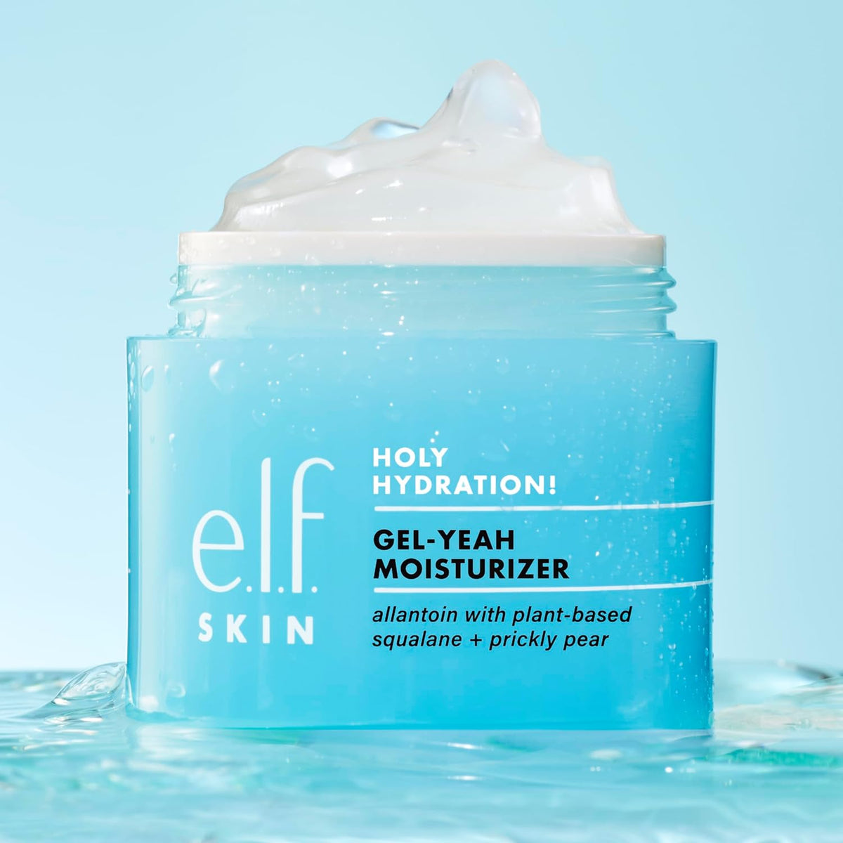 e.l.f. SKIN Holy Hydration! Gel-Yeah Moisturizer | Lightweight Moisturizer For Plump. Hydrated Skin. Infused With Squalane. Vegan & Cruelty-free