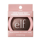 e.l.f. Halo Glow Silky Powder Highlighter. Long-Lasting Luminous Face Finish. Cake-Resistant With Micro-Shimmer. Vegan & Cruelty-Free. Bronzed Baddie