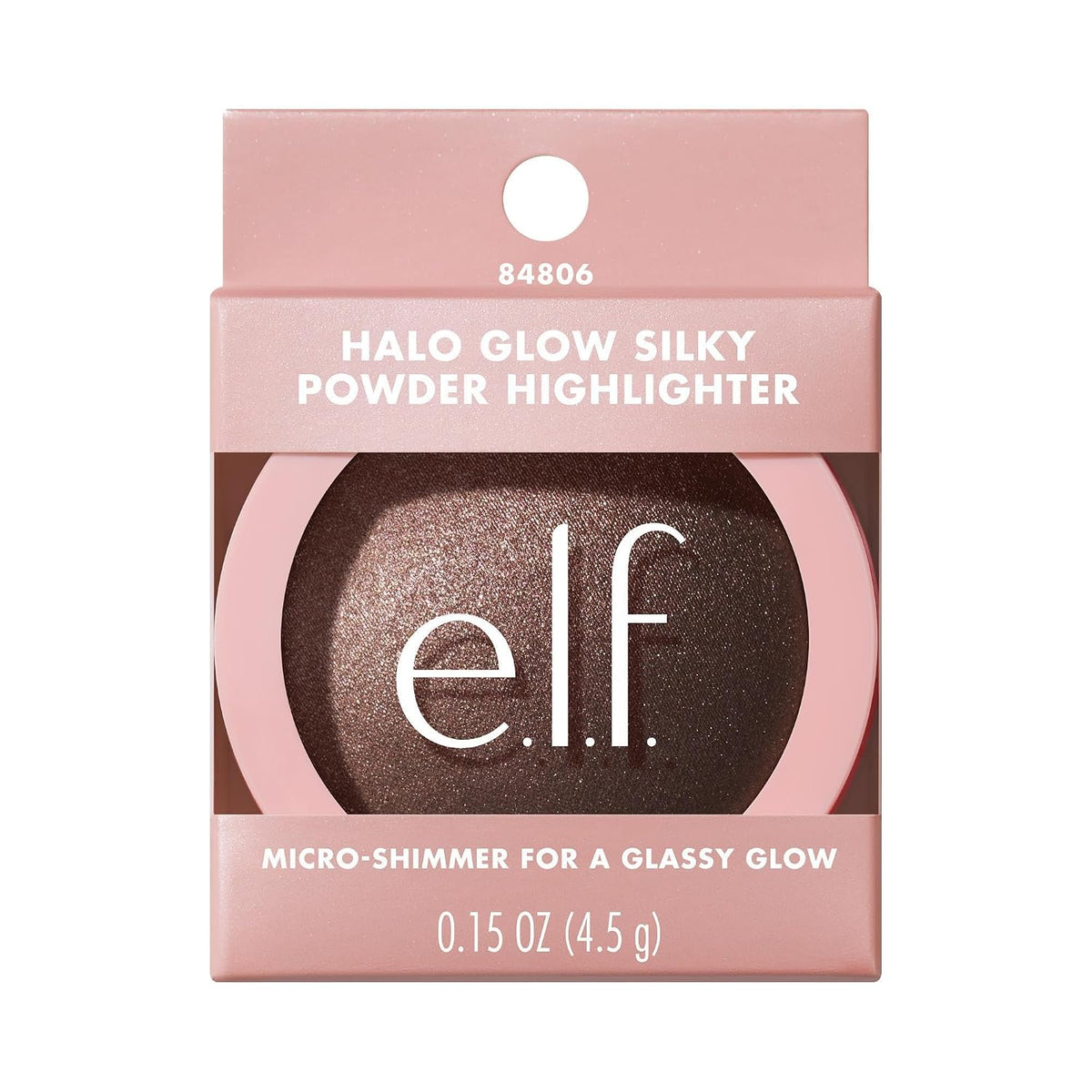e.l.f. Halo Glow Silky Powder Highlighter. Long-Lasting Luminous Face Finish. Cake-Resistant With Micro-Shimmer. Vegan & Cruelty-Free. Bronzed Baddie