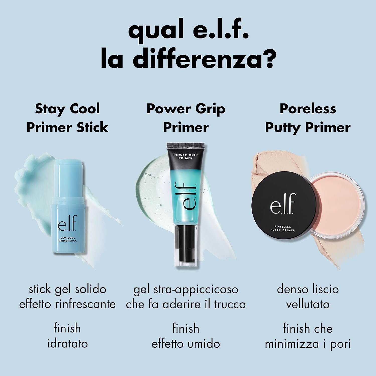 e.l.f. Stay Cool Primer Stick | Hydrating Gel Primer Preps Skin For Makeup. Imparts A Cooling Feel. Infused With Aloe Water. Vegan & Cruelty-Free
