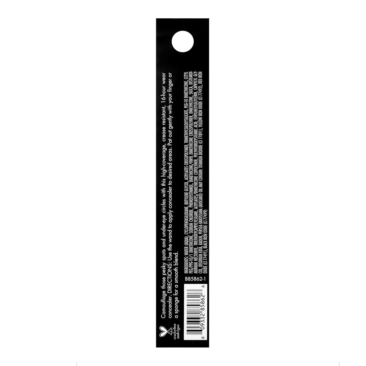 e.l.f. 16HR Camo Concealer. Full Coverage. Matte Finish Under-Eye & Blemish Corrector. Hydrating Formula. 16-Hour Crease-Resistant Wear. Medium Warm