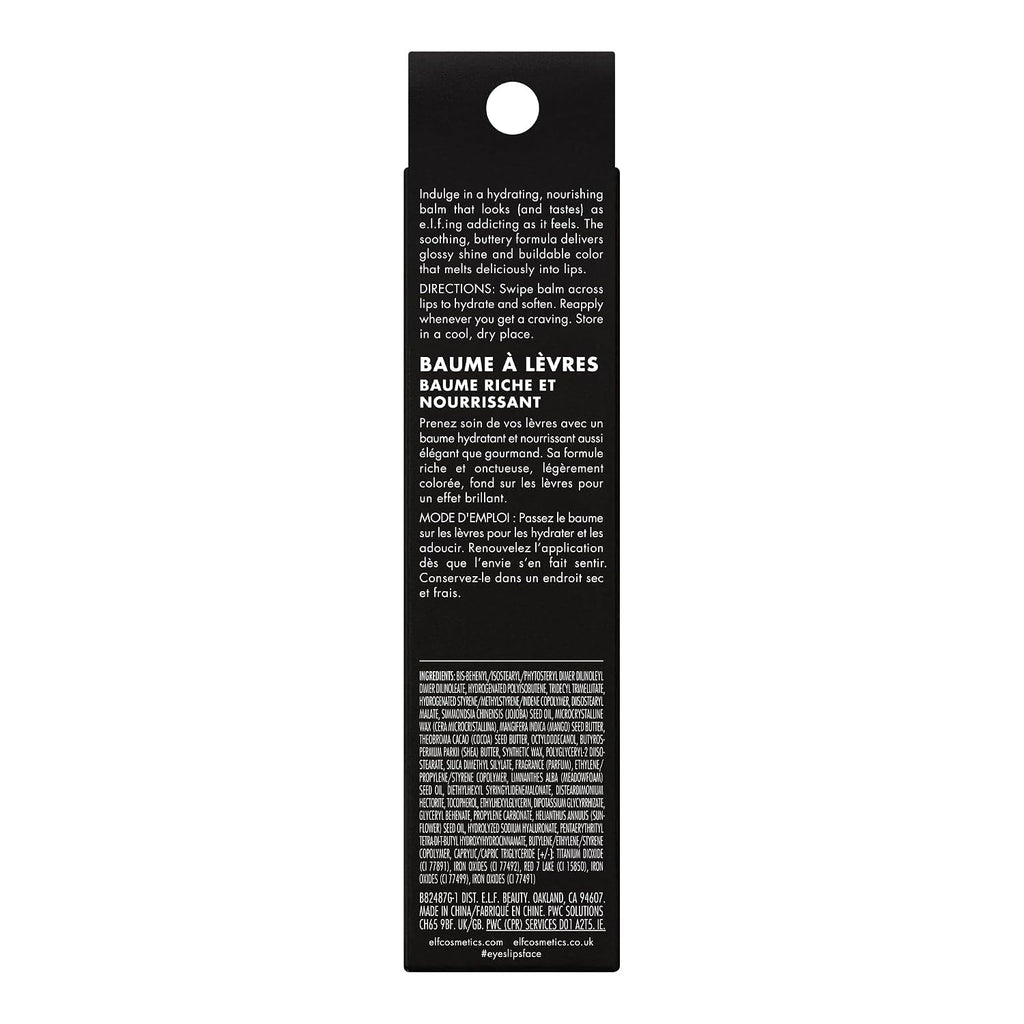e.l.f. Glow Reviver Melting Lip Balm. Tinted. Strawberry Shortcake | Hydrating & Glossy. Buildable Sheer Color. Soft Texture with Hyaluronic Acid Blend & Nourishing Butters. Vegan & Cruelty-Free