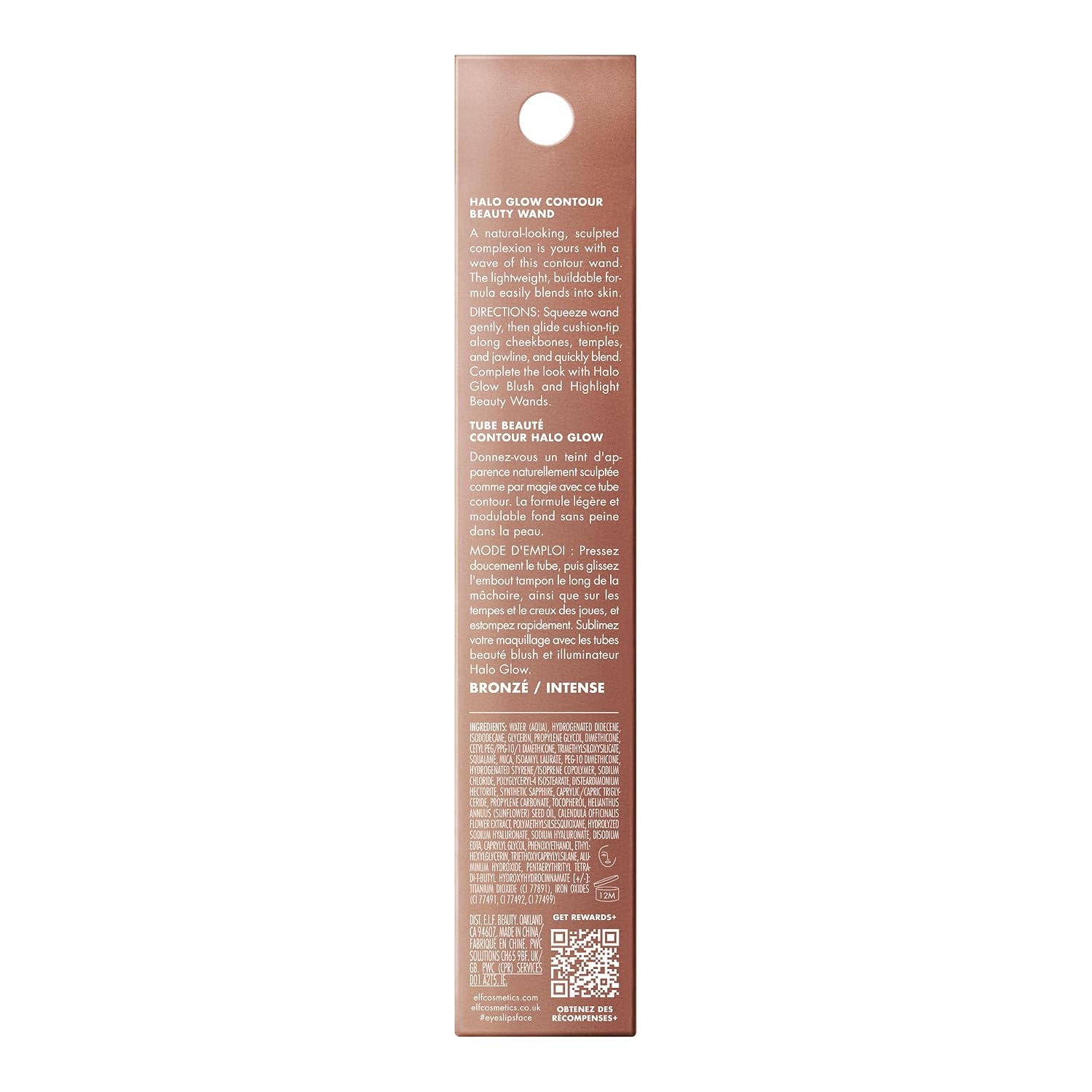 e.l.f. Halo Glow Contour Beauty Wand. Tan/Deep | Liquid Contour Wand For A Naturally Sculpted Look. Buildable Formula. Vegan & Cruelty-free