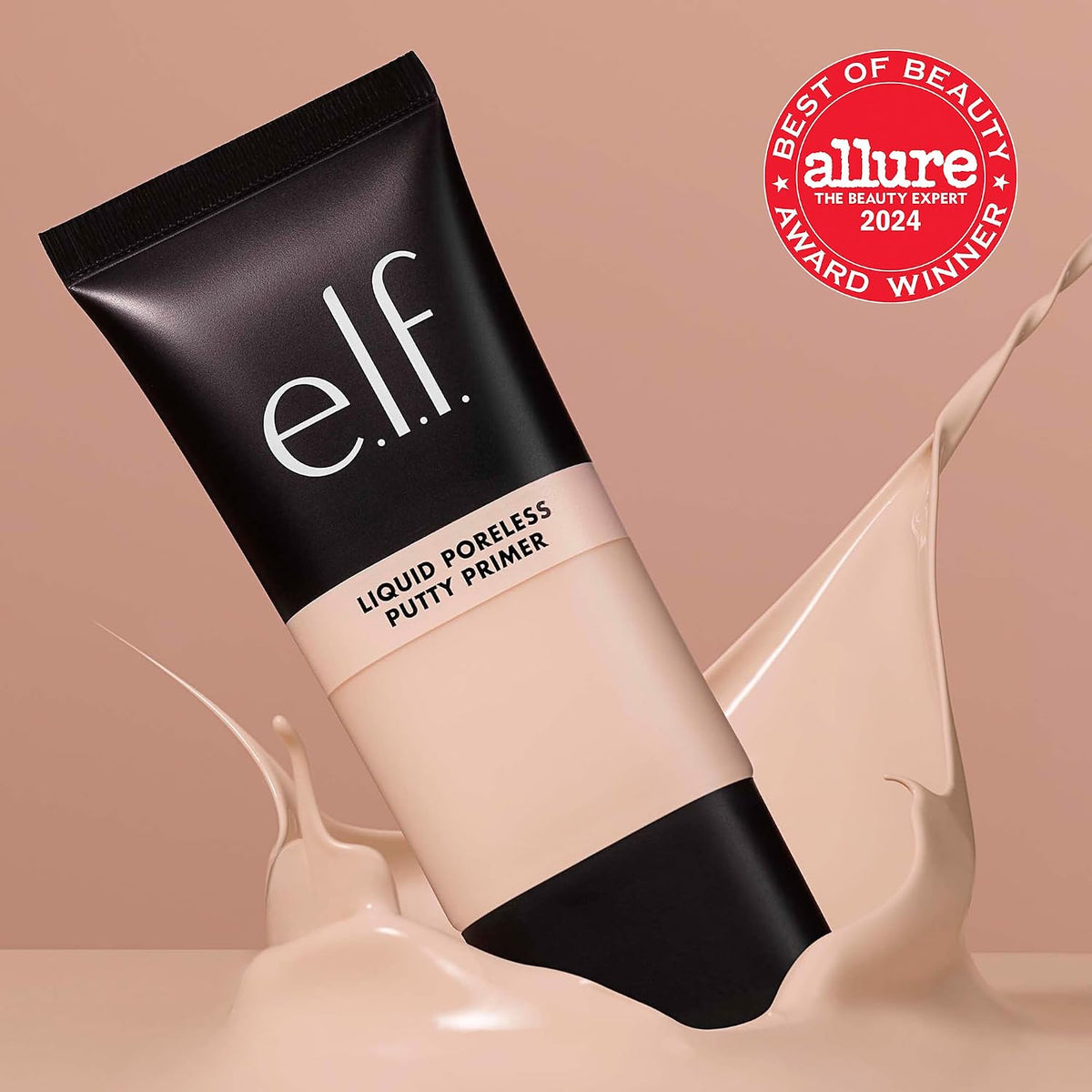 e.l.f. Liquid Poreless Putty Primer. Universal Sheer | Lightweight Face Primer For Long-lasting Makeup Wear. Creates A Smooth Complexion. Vegan & Cruelty-free
