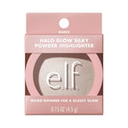 e.l.f. Halo Glow Silky Powder Highlighter. Long-Lasting Luminous Face Finish. Cake-Resistant With Micro-Shimmer. Vegan & Cruelty-Free. Soft Pearl Era