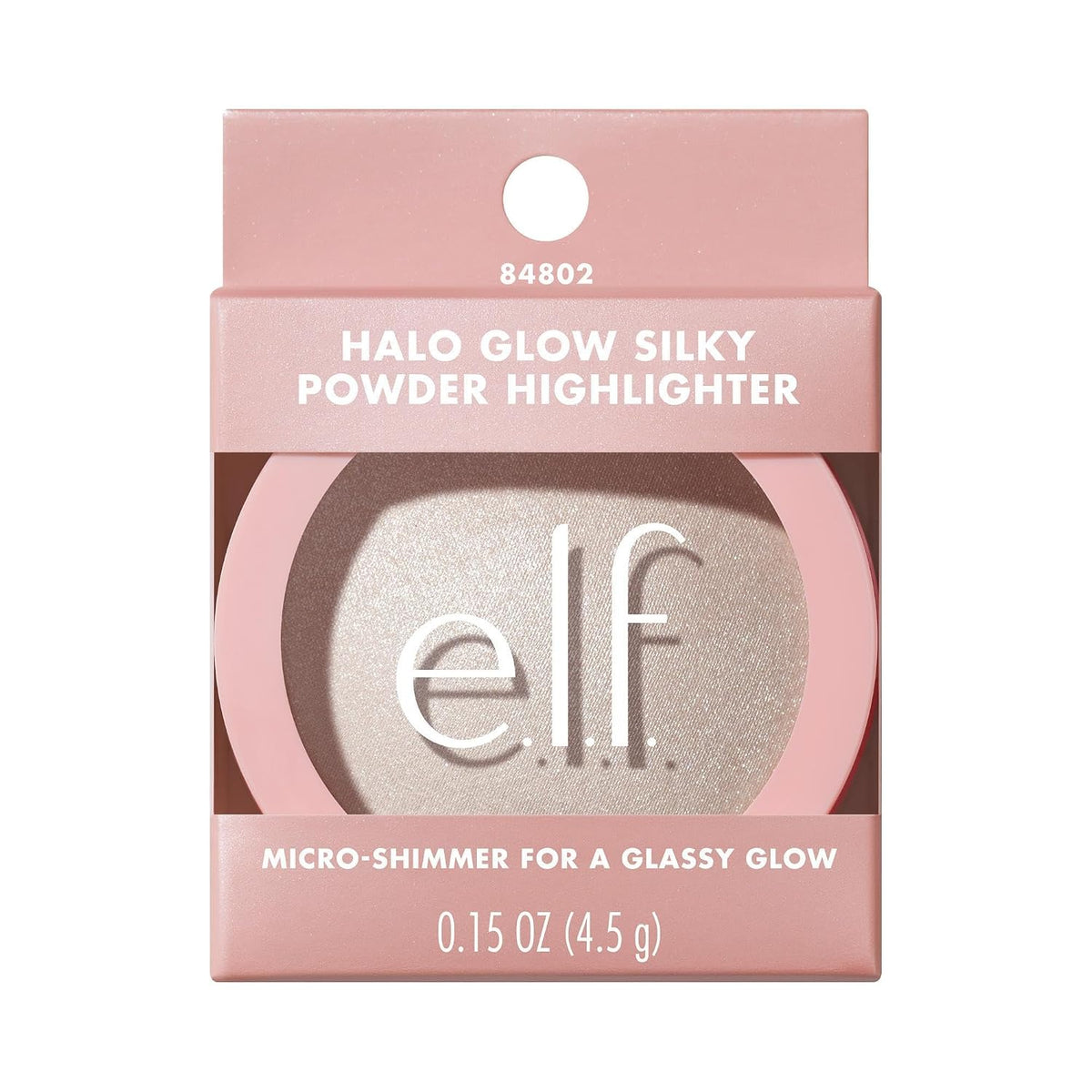 e.l.f. Halo Glow Silky Powder Highlighter. Long-Lasting Luminous Face Finish. Cake-Resistant With Micro-Shimmer. Vegan & Cruelty-Free. Soft Pearl Era