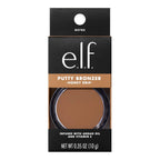 e.l.f. Putty Bronzer. Creamy & Highly Pigmented Formula. Creates a Long-Lasting Bronzed Glow. Infused with Argan Oil & Vitamin E. Honey Drip. 0.35 Oz (10g)