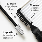 e.l.f. Brow Laminating Gel | Strong-Hold. Clear-Drying & Water-Resistant Brow Gel Creates Laminated Brows. Comb & Sculpt Brows. Vegan & Cruelty-free