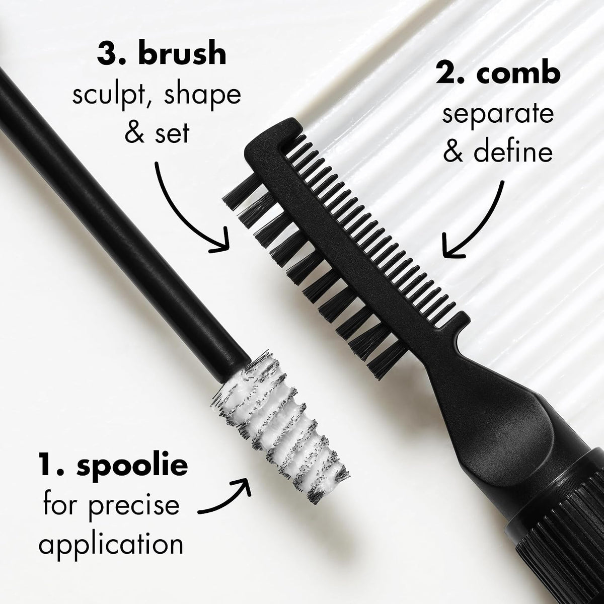e.l.f. Brow Laminating Gel | Strong-Hold. Clear-Drying & Water-Resistant Brow Gel Creates Laminated Brows. Comb & Sculpt Brows. Vegan & Cruelty-free