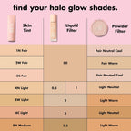 e.l.f. Halo Glow Skin Tint SPF 50. 1 Fair Neutral | Tinted Moisturizer For Light. Buildable Coverage. Creates A Natural Glow. Vegan & Cruelty-Free