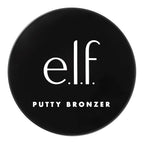 e.l.f. Putty Bronzer. Creamy & Highly Pigmented Formula. Creates a Long-Lasting Bronzed Glow. Infused with Argan Oil & Vitamin E. Sun Kissed. 0.35 Oz