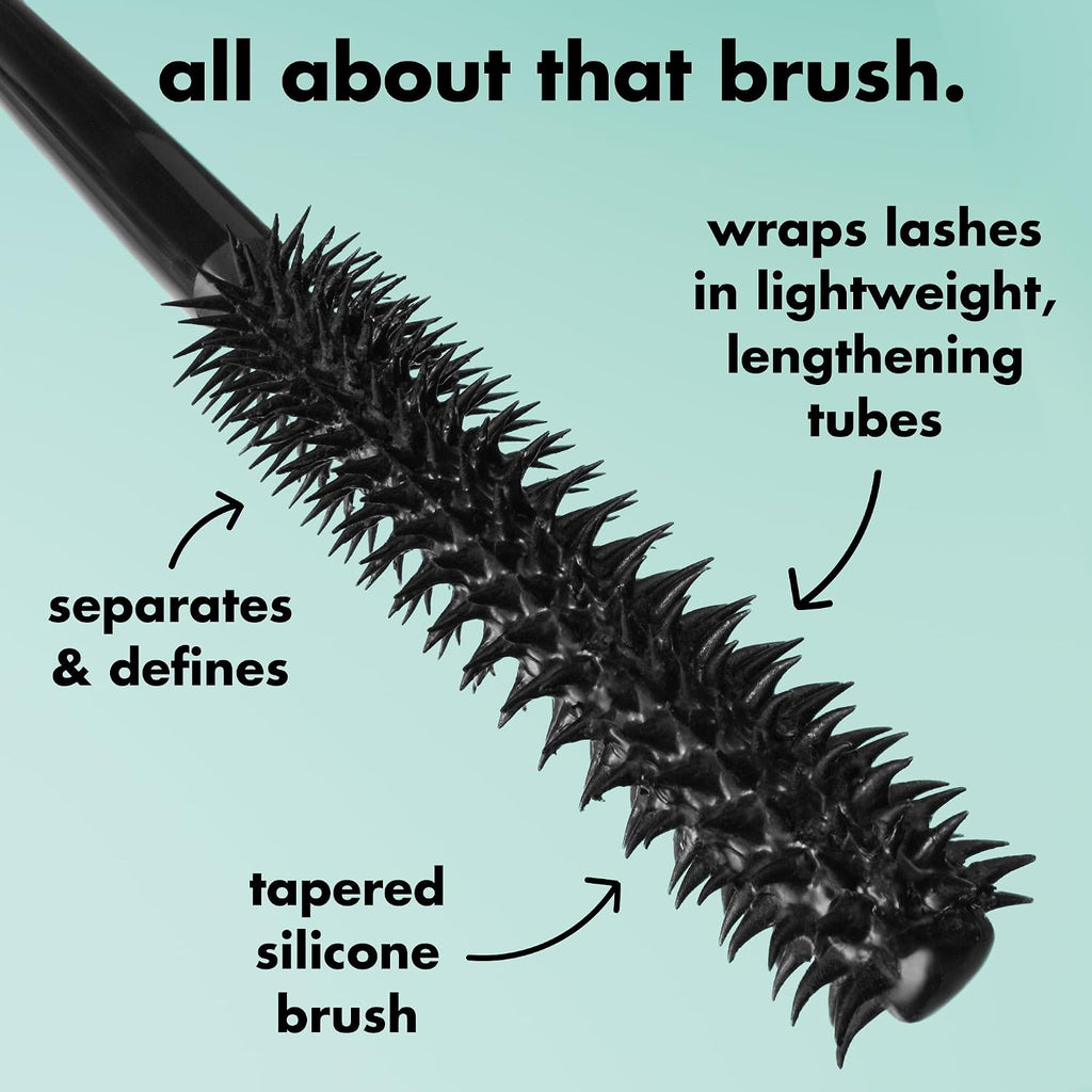 e.l.f. Lash XTNDR Mascara. Pitch Black | Made With Tubing Technology For The Look Of Lash Extensions. Clump & Flake Free. Vegan & Cruelty-Free