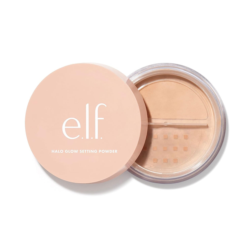 e.l.f. Halo Glow Soft Focus Setting Powder. Silky & Creates Soft Glow Without Shine. Smooths Pores & Lines. Vegan & Cruelty-Free. Medium