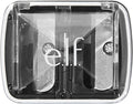 e.l.f.. Dual-Pencil Sharpener. Convenient. Essential Tool. Sharpens. Easy To Clean. Travel-Friendly. Compact. Includes Bonus Small Sharpener