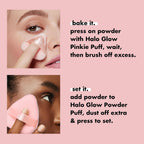 e.l.f. Halo Glow Soft Focus Setting Powder. Silky & Creates Soft Glow Without Shine. Smooths Pores & Lines. Vegan & Cruelty-Free. Deep/Rich