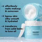 e.l.f. SKIN Mini Holy Hydration! Makeup Melting Cleansing Balm. Face Cleanser & Makeup Remover. Infused with Hyaluronic Acid to Hydrate Skin. 0.45 Oz