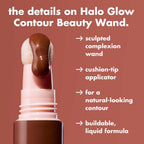 e.l.f. Halo Glow Contour Beauty Wand. Tan/Deep | Liquid Contour Wand For A Naturally Sculpted Look. Buildable Formula. Vegan & Cruelty-free
