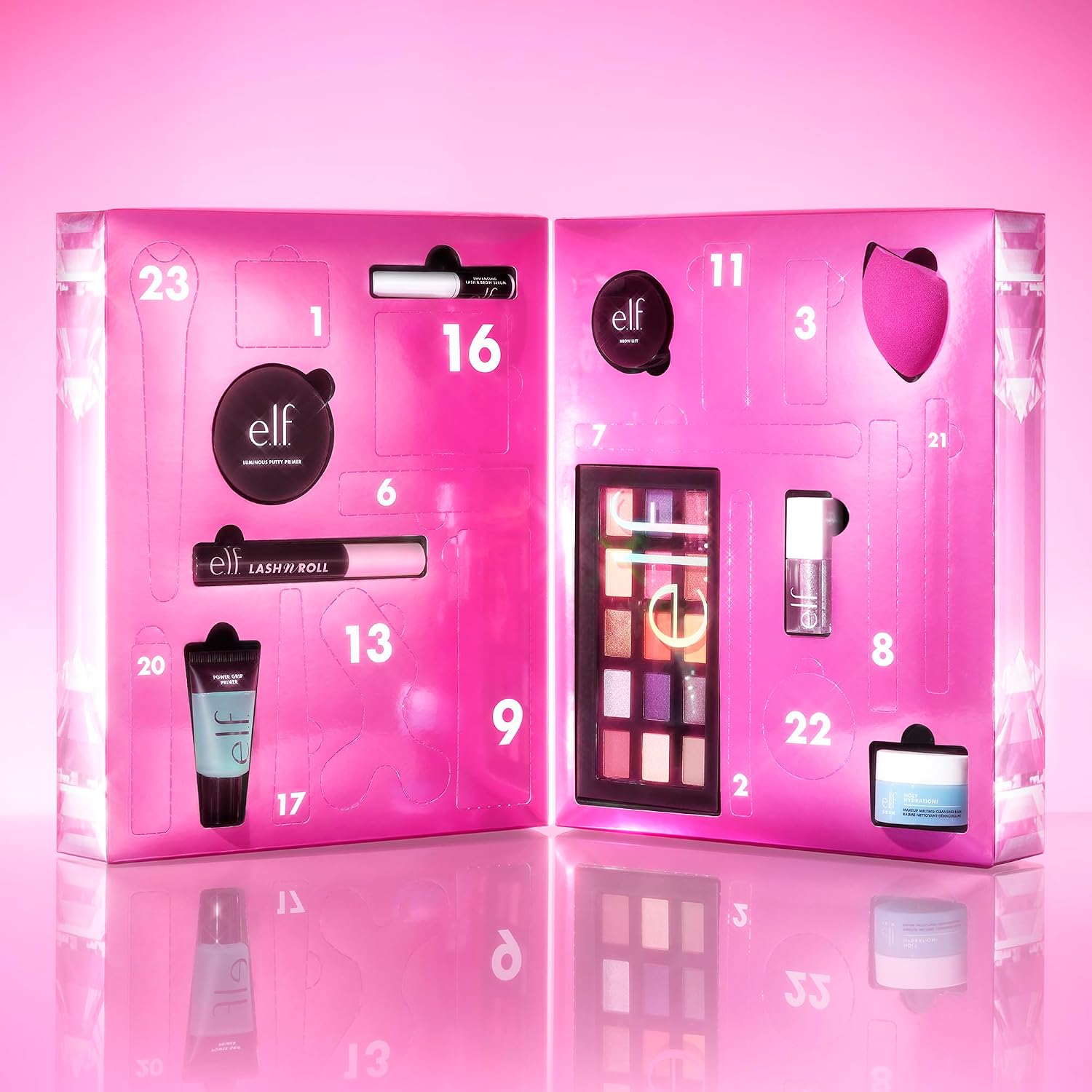 e.l.f. Sleigh the Holidays 24-Day Advent Calendar 2025. Skincare Essentials & Festive Makeup In Limited-Edition Shades. Vegan & Cruelty-Free